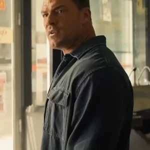 Alan Ritchson TV Series Reacher Season 04 Blue Cotton Jacket Sale