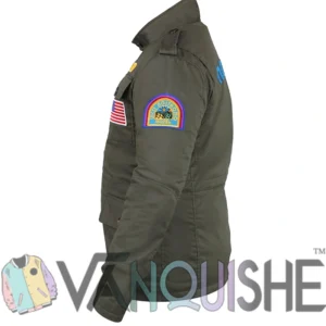 Aliens Green Nostromo Jacket Side Look