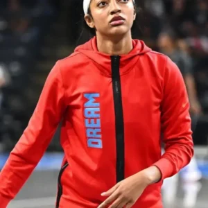 Angel Reese Connecticut Sun v Atlanta Dream Jacket