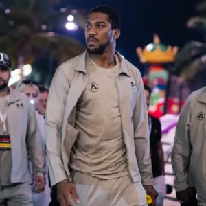 Anthony Joshua Under Armour Beige Jacket