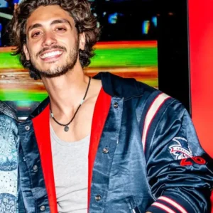 Antonio Cipriano Attending VIP Victus Sports Party Victory Brewing Satin Jacket Men and Women