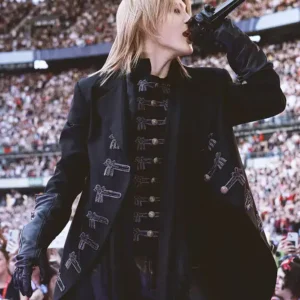 Arirang Paris Tour 2026 BTS Jimin Dior Black Wool Trench Coat