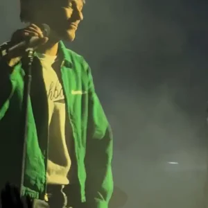Atlanta 2026 Show Louis Tomlinson Human Made Green Jacket