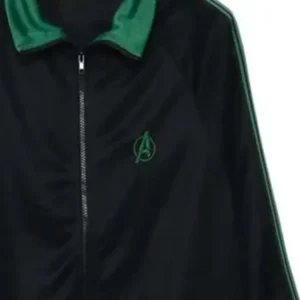 Avengers Doomsday Black Full-Zip Track Jacket