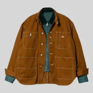 Beautiful People x Dickies Work Dual Blouson Workwear Brown and Light Green Jacket