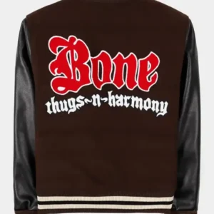 Bone Thugs N Harmony Brown and Black Bomber Jacket