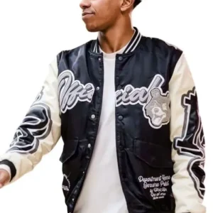 BoohooMAN Teddy 2026 Lamine Yamal Black And White Varsity Bomber Jacket Sale