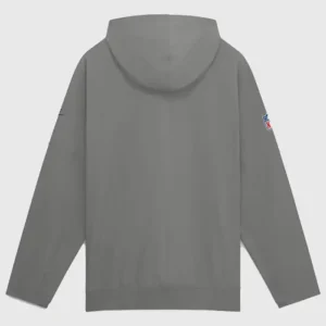 Buffalo Bills 2026 Nike Sideline Broken Rules Anorak Grey Half-Zip Hooded Jacket