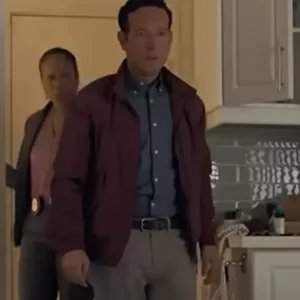 Christopher Rodriguez-Marquette TV Series Reacher Season 04 Jacob Merrick Maroon Bomber Jacket
