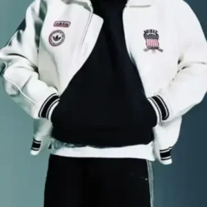 Classic Adidas Avirex Leather Jacket