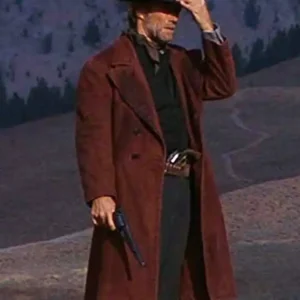 Clint Eastwood Pale Rider Preacher Brown Cotton Coat For Sale