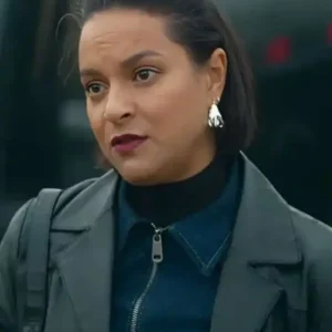 Crap Happens Dalia Cakmak Black Leather Coat