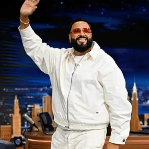 DJ Khaled The Tonight Show Starring Jimmy Fallon Season 13 White Jacket