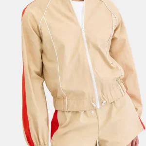 Dallas Wings 2026 Azzi Fudd Windbreaker Beige Jacket