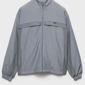 Drake New York City Prada Mohair Grey Wool Track Jacket For Sale