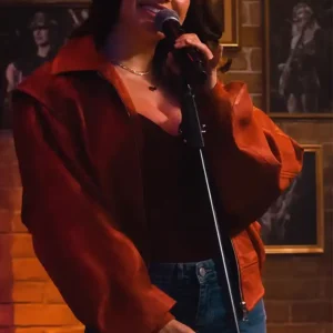 Ella Bright TV Series Off Campus 2026 Hannah Wells Cherry Pie Red Bomber Jacket For Men and Women
