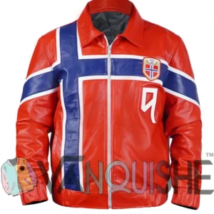 Erling Haaland Custom Norway Jacket Front