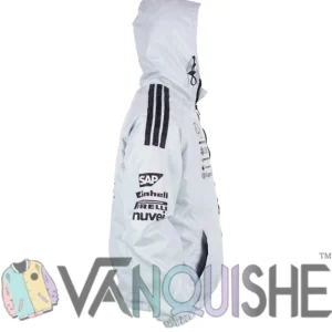 F1 Grand Prix Of Miami George Russell Silver Jacket Side Look