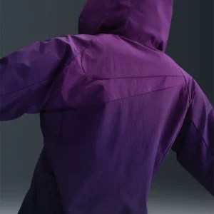 FC Barcelona AWF Nike Soccer Jacket Purple Hooded Jacket