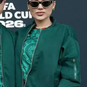 FIFA 2026 Fernanda Gómez Green Bomber Jacket