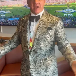 FIFA World Cup 2026 Final Announcer Bruce Buffer Floral Blazer Sale