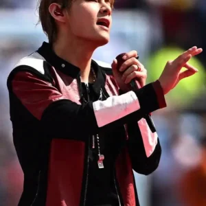 FIFA World Cup Performance Halftime Show Taehyung Leather Jacket