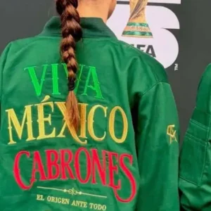 Fernanda Gómez FIFA World Cup 2026 Mexico National Football Team Green Bomber Jacket