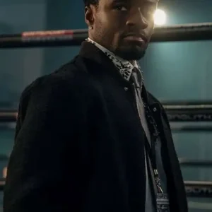 Fightland Ezekiel Marshall Black Bomber Jacket