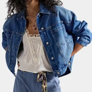 Free People Opal Swing Denim Jacket