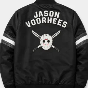 Friday The 13th Jason Voorhees Black Bomber Jacket