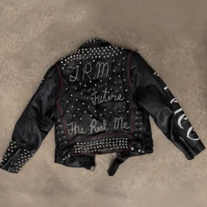 Future The Real Me Black Studded Leather Jacket