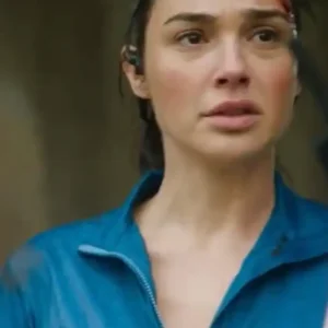 Gal Gadot 2026 The Runner Movie Blue Track Jacket Sale