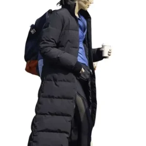 Gal Gadot The Runner 2026 Maia Marten Black Puffer Coat Sale