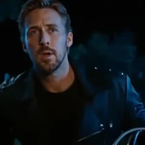 Ghost Rider Ryan Gosling Black Leather Biker Jacket
