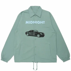 HBZ x SVN MIDNIGHT Mint Green Coach Jacket
