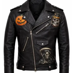 Halloween Night Party Patches Biker Jacket