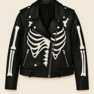 Halloween Skeleton Cosplay Black Jacket