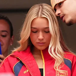 Harper Beckham Red Spain Intra Jacket