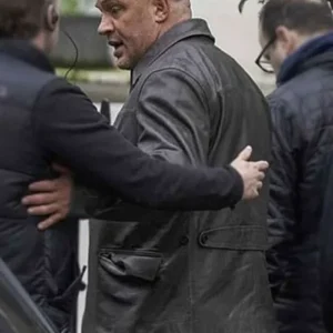 Harry Da Souza Mobland 2026 Tom Hardy Black Leather Jacket