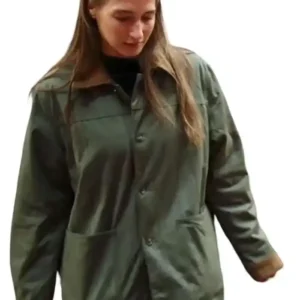 In The City Amanda Batula Green Cotton Jacket