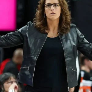 Indiana Fever VS LV Aces 2026 Stephanie White Leather Jacket