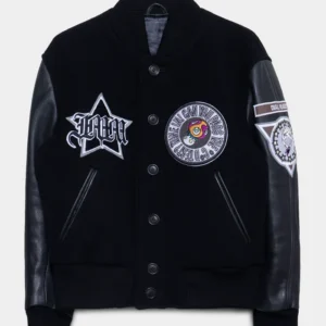 Issey Miyake x Takashi Murakami Varsity Jacket
