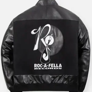 JAY-Z30 Album Roc-A-Fella Records Black Wool Reasonable Doubt Varsity Jacket