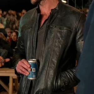 Jack Schumacher Ransom Canyon S02 Yancy Grey Moto Black Leather Jacket