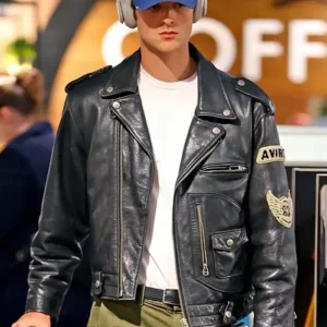 Jacob Elordi Daytona USA Tour 2026 Avirex Jacket