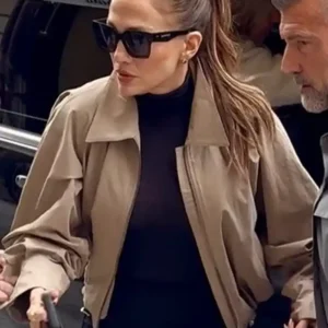 Jennifer Lopez French Capital Beige Jacket