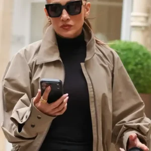 Jennifer Lopez French Capital Beige Jacket For Men and Women
