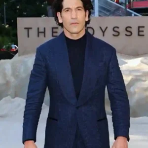 Jon Bernthal The Odyssey Premier 2026 Blue Blazer