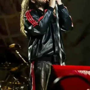 Jonathan Davis Leather Black Tracksuit