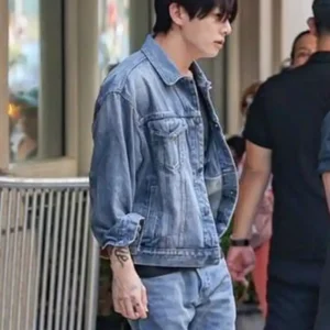Jungkook NYC 2026 Calvin Klein Denim Jacket